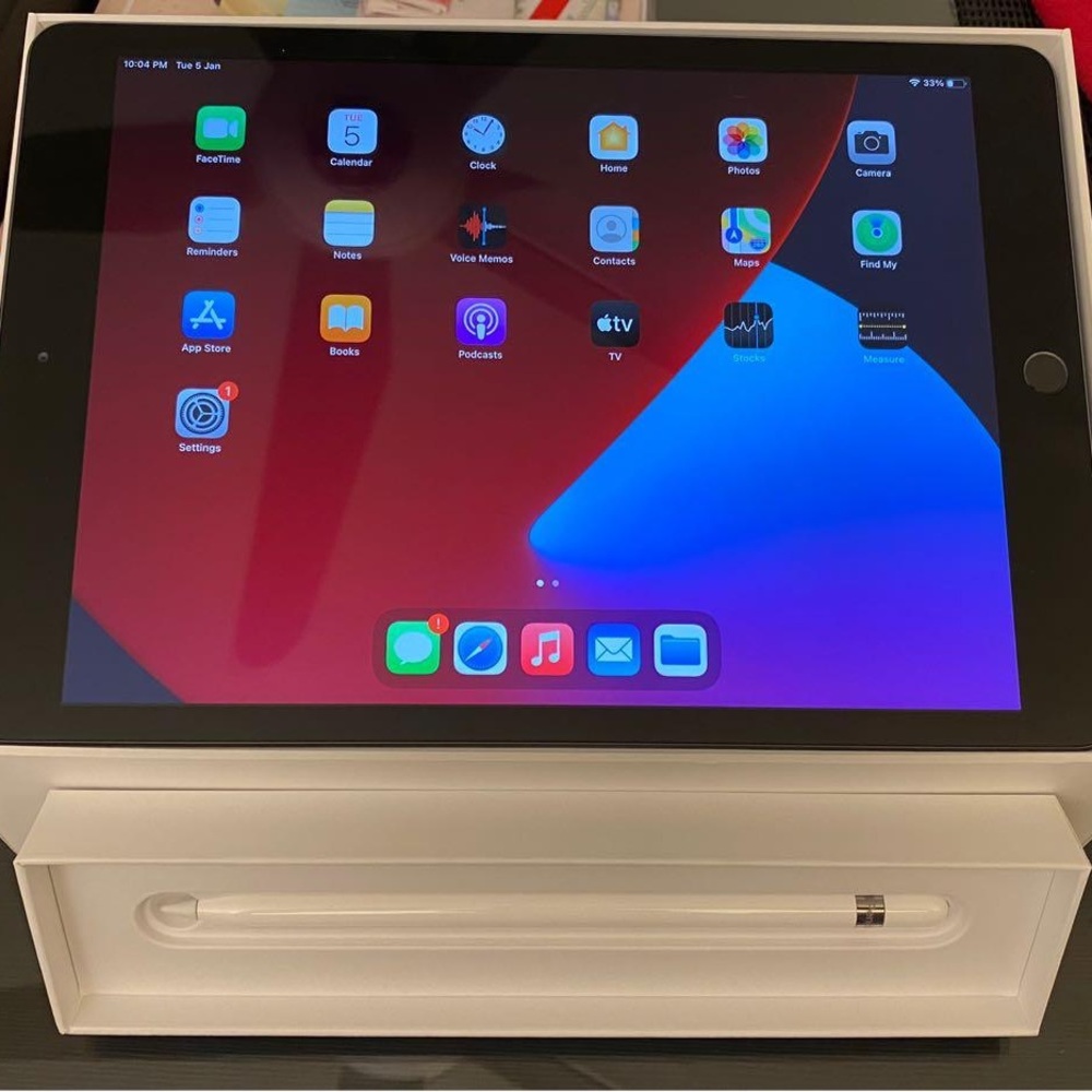 Barely Used Apple iPad And Apple Pencil - 8th Gen - 128GB - Space Gray